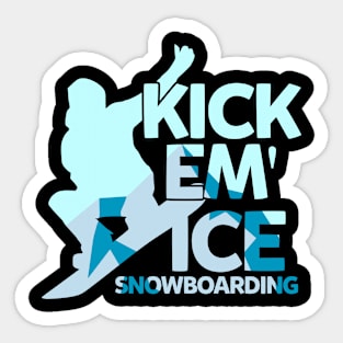 Snowboarding Sticker